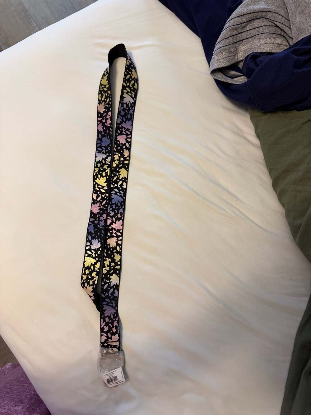 Vera Bradley Reflective Lanyard in Bonbon Ditsy